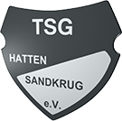 Schwarzweiß Version Logo TSG Hatten-Sandkrug